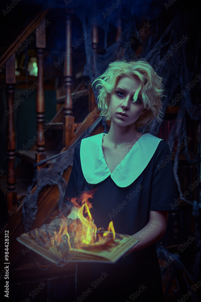 Obraz premium mysterious ghost girl