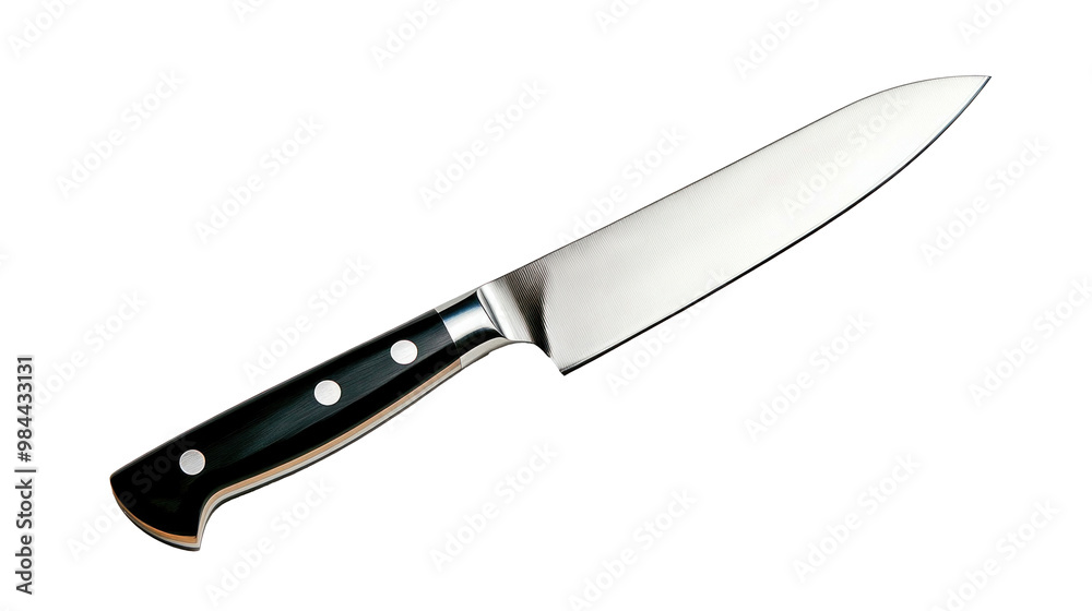 A chef's knife, isolate on transparent background A chef's knife, isolate on transparent background