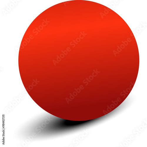 Free Download Circle red paper and shadow. Decoration design - GFXLoad