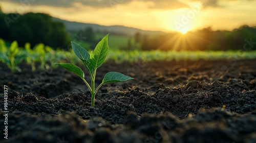 AI-based analytics for soil management, providing farmers with detailed insights into soil health and fertilization needs photo