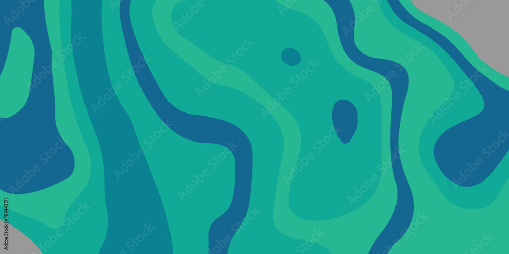 Abstract 3D paper cut art. Colorful background with wavy layered paper craft. Abstract 3D paper cut art. Colorful background with wavy layered paper craft.