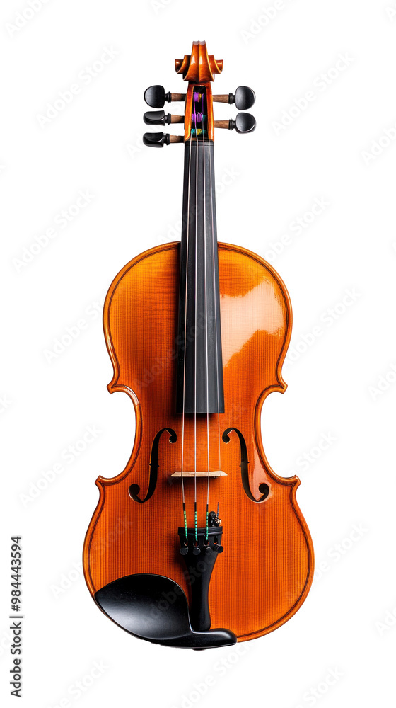 Fototapeta premium A violin, isolate on transparent background