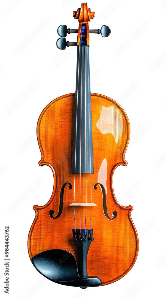 Fototapeta premium A violin, isolate on transparent background