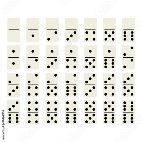 Domino, vector design