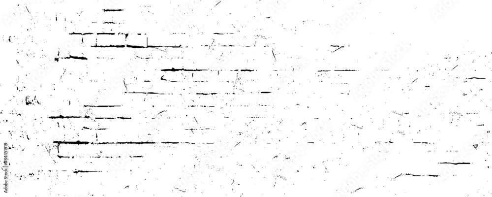 Black grainy texture isolated on white background. Distress overlay textured. Grunge texture overlay with rough and fine grains isolated on white