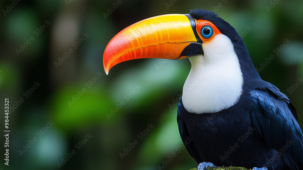 A toucan in the Amazon rainforest A toucan in the Amazon rainforest