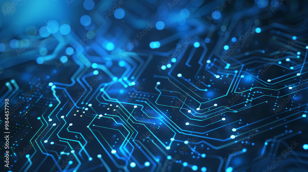 Obraz premium circuit board background