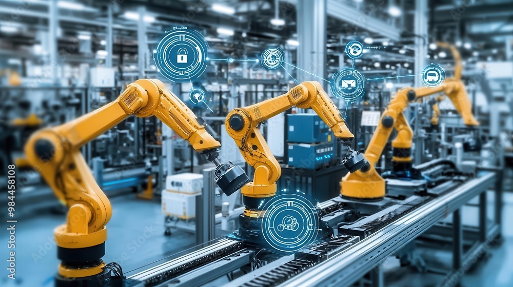 Industrial IoT networks enabling automation and predictive maintenance