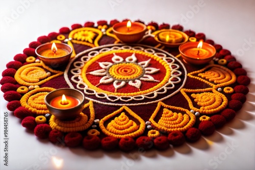 Colorful Rangoli Design