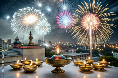 Colorful Rangoli Design for Diwali