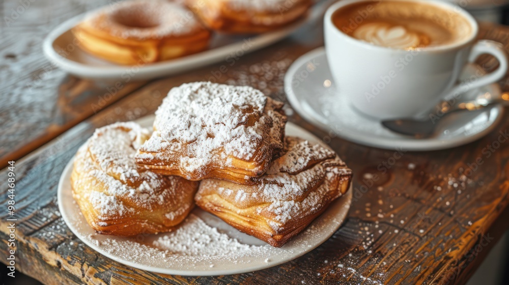Beignets and Coffee Beignets and Coffee