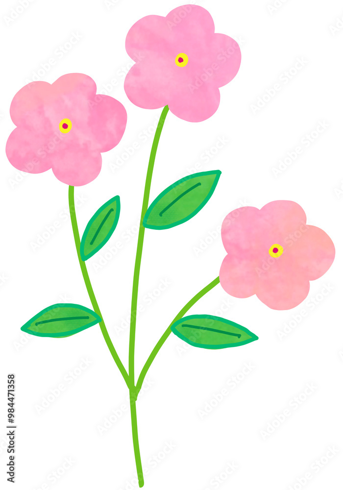 Naklejka premium bouquet of flowers