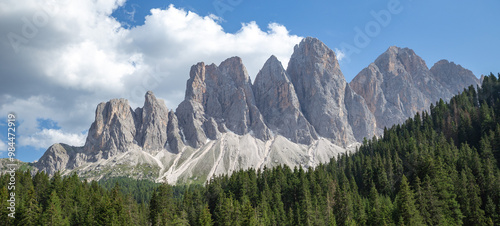 Obraz na płótnie rocky sloppy mountain peak, Dolomites, Italy