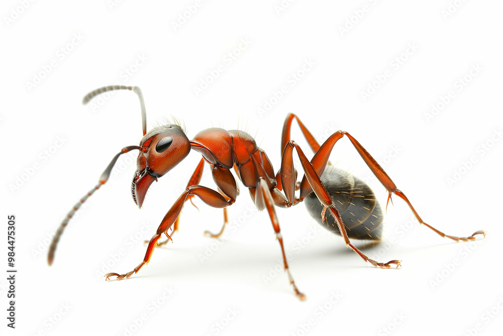 Ant isolated on white background. Ant isolated on white background.