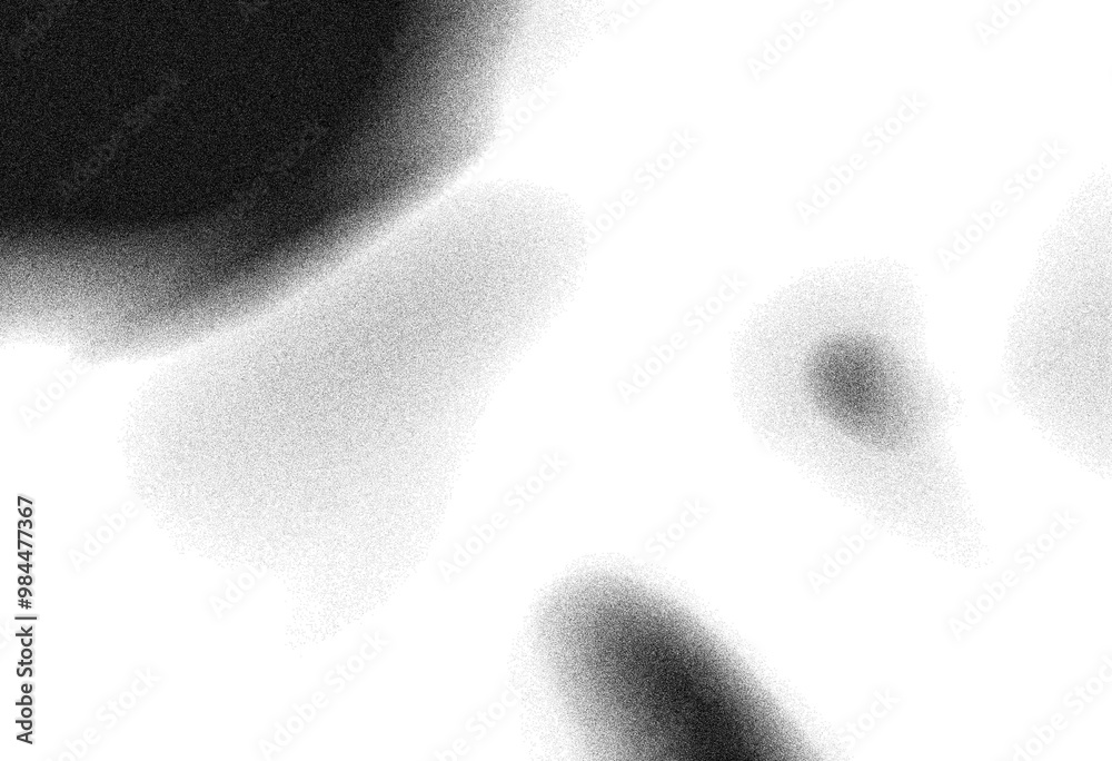 Naklejka premium Abstract black and white gray grainy texture gradient background