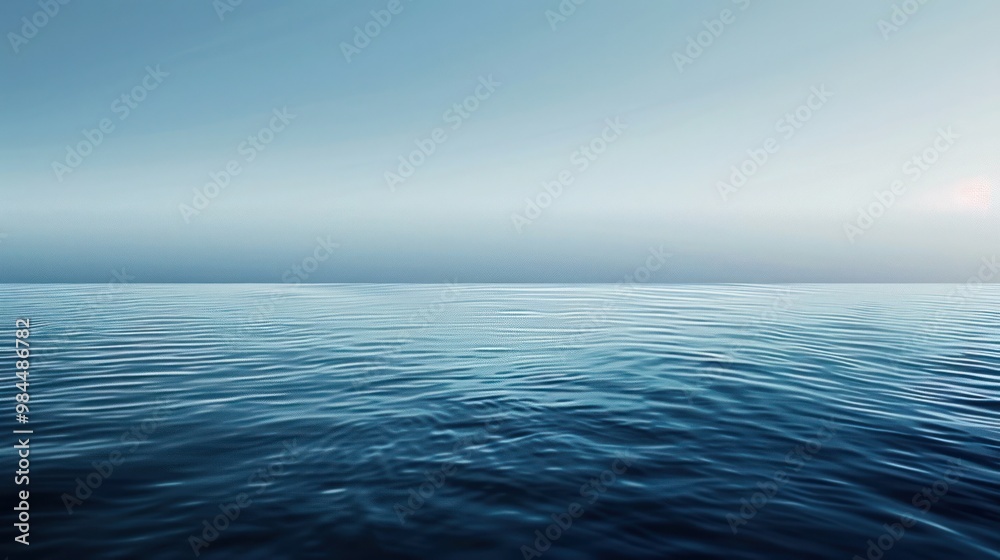 Obraz premium Calm Sea and Sky