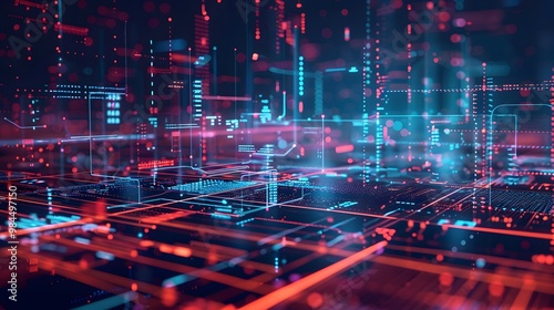 Visualize non-functional requirements with graphical elements for scalability, reliability, availability, and maintainability, arranged in a modern format