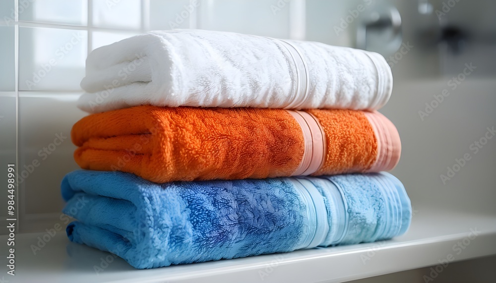 stack of towels in a bathroom stack of towels in a bathroom
