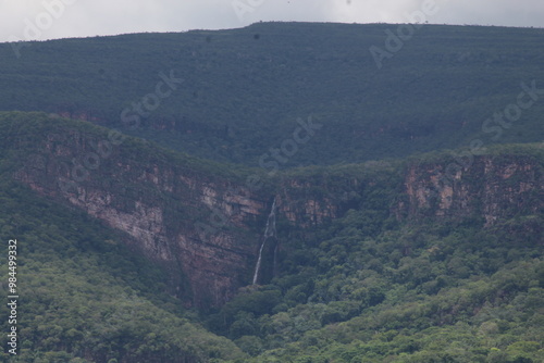 entorno do parque estadual da serra de ricardo franco em vila bela da santíssima trindade, mato grosso  photo