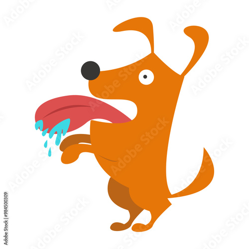 dog bite lick and scratch. rabies vaccine prevention