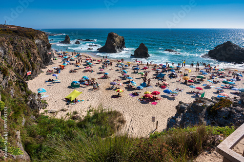 Samoqueira beach in alentejo Portugal photo