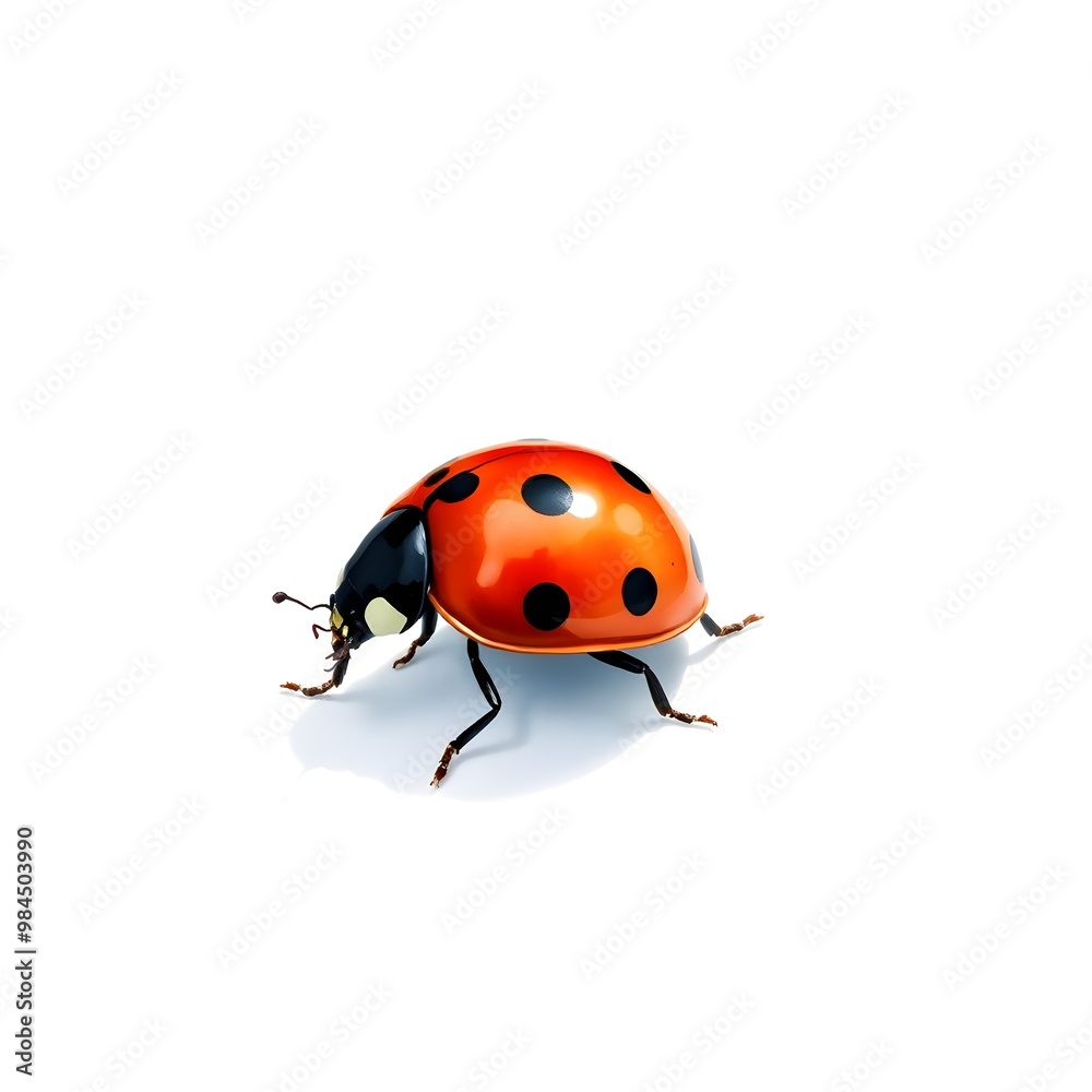 Ladybug: Red and Black Spotted Shell Ladybug: Red and Black Spotted Shell