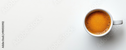  cup with cappuccino on a white background