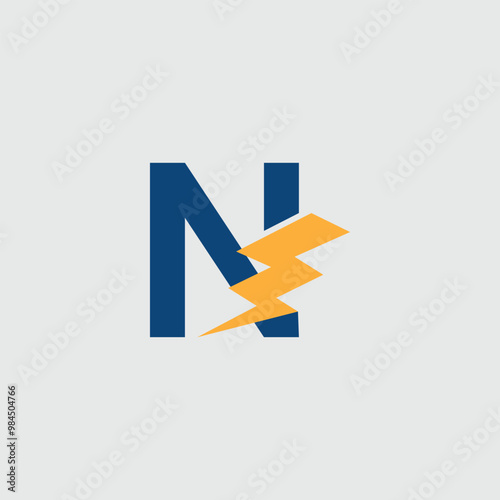 Energy Electric Power Symbol With Letter N Free Download Energy Electric Power Symbol With Letter N - GFXLoad