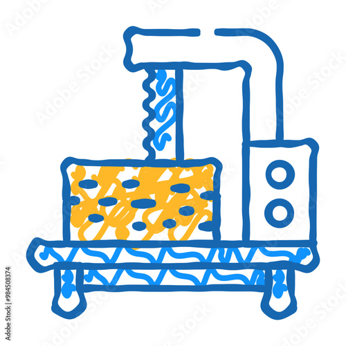 joinery courses doodle icon sketch vector. joinery courses sign. isolated symbol illustration