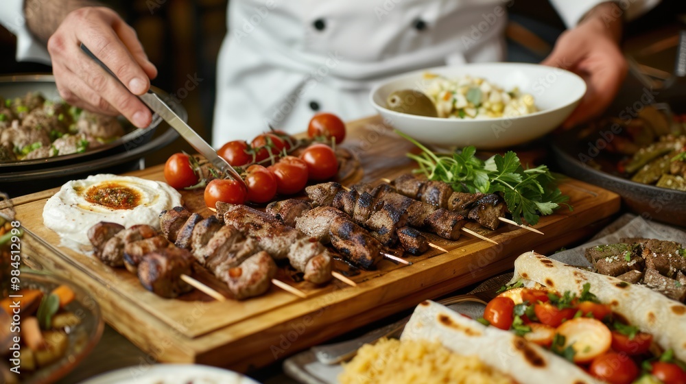 Delicious Middle Eastern Feast Delicious Middle Eastern Feast