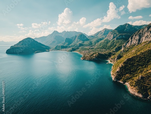 lake in the mountains