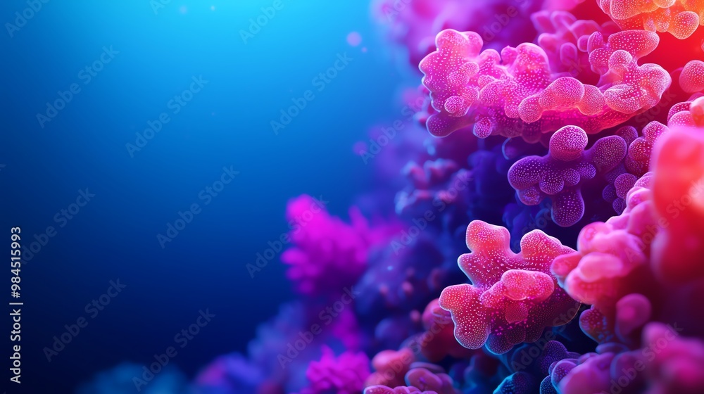 A mesmerizing side view of a vibrant underwater utopia A mesmerizing side view of a vibrant underwater utopia