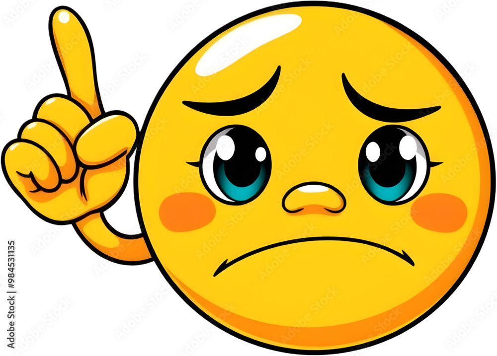 Ein nachdenkliches Emoji
Ein nachdenkliches Emoji