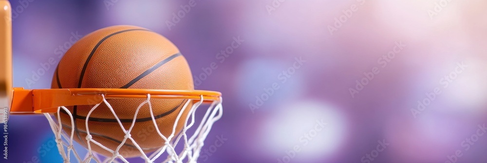 basketball hoop on bright background basketball hoop on bright background