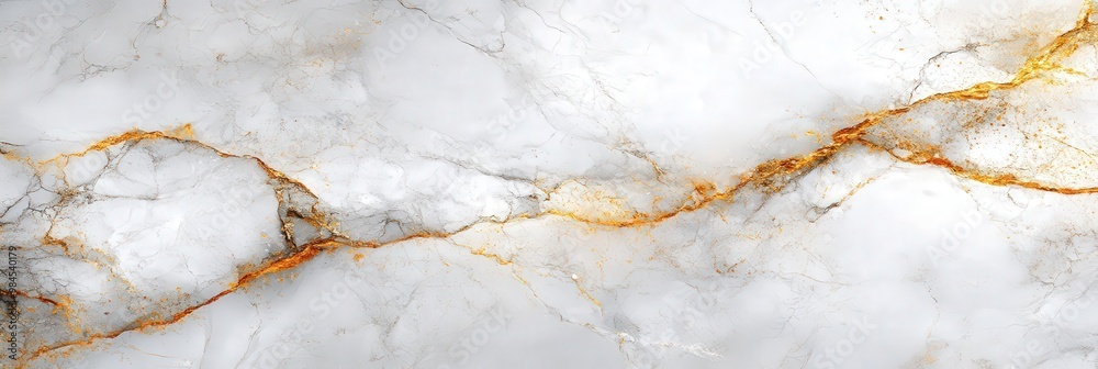 Elegant White Marble with Golden Veins Texture Elegant White Marble with Golden Veins Texture