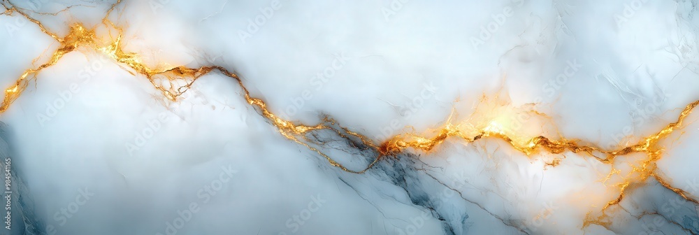 Elegant Marble Texture with Golden Veins and Light Elegant Marble Texture with Golden Veins and Light
