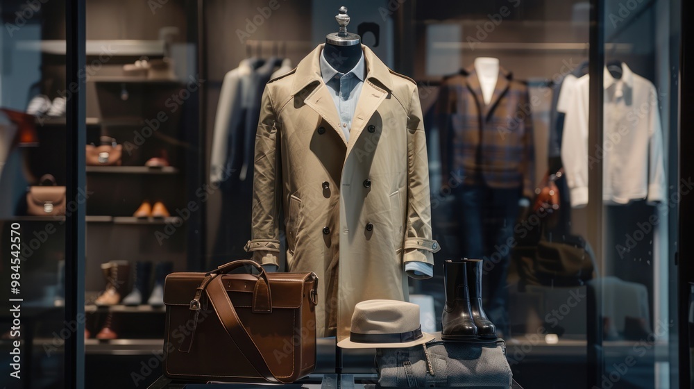 Mannequin in a Store Window Mannequin in a Store Window