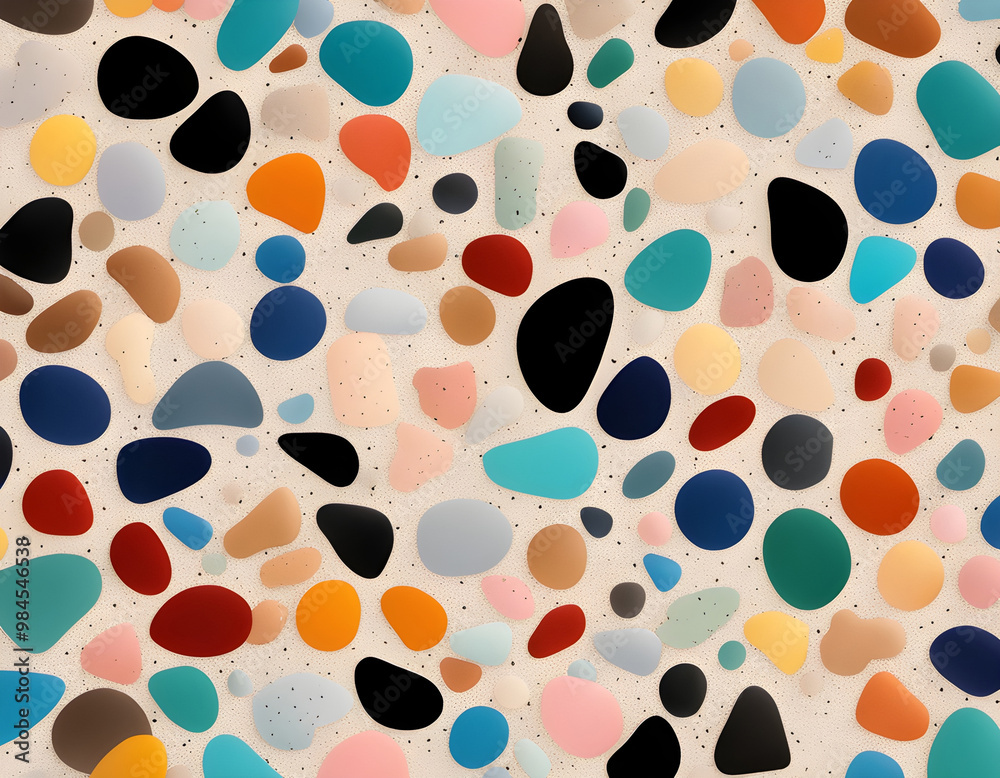 Colorful Classic Terrazzo Texturae background Colorful Classic Terrazzo Texturae background