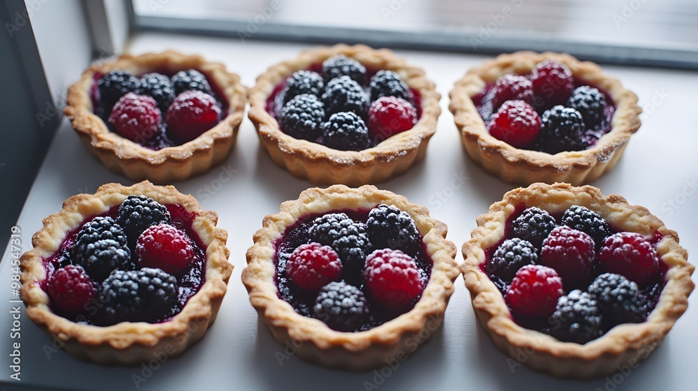 Delicious Raspberry and Blackberry Tarts Delicious Raspberry and Blackberry Tarts