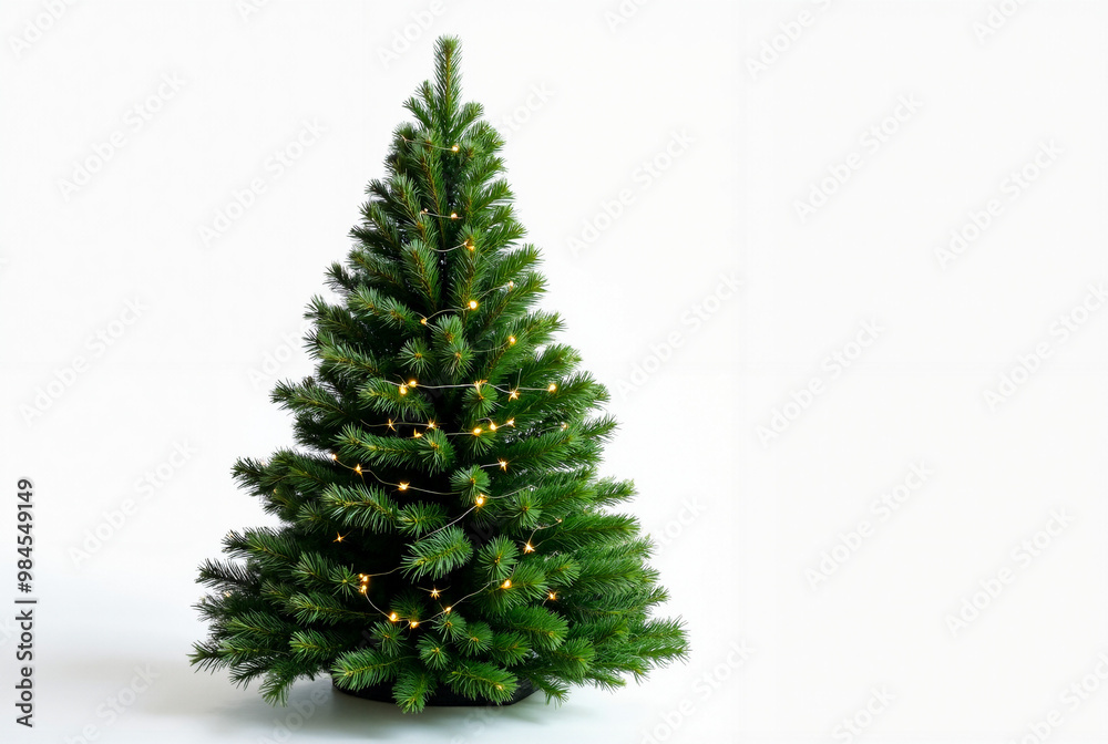 Majestic Christmas Tree on White: Perfect for Holiday Marketing, Greeting Cards, and Festive Decor Inspiration Majestic Christmas Tree on White: Perfect for Holiday Marketing, Greeting Cards, and Festive Decor Inspiration