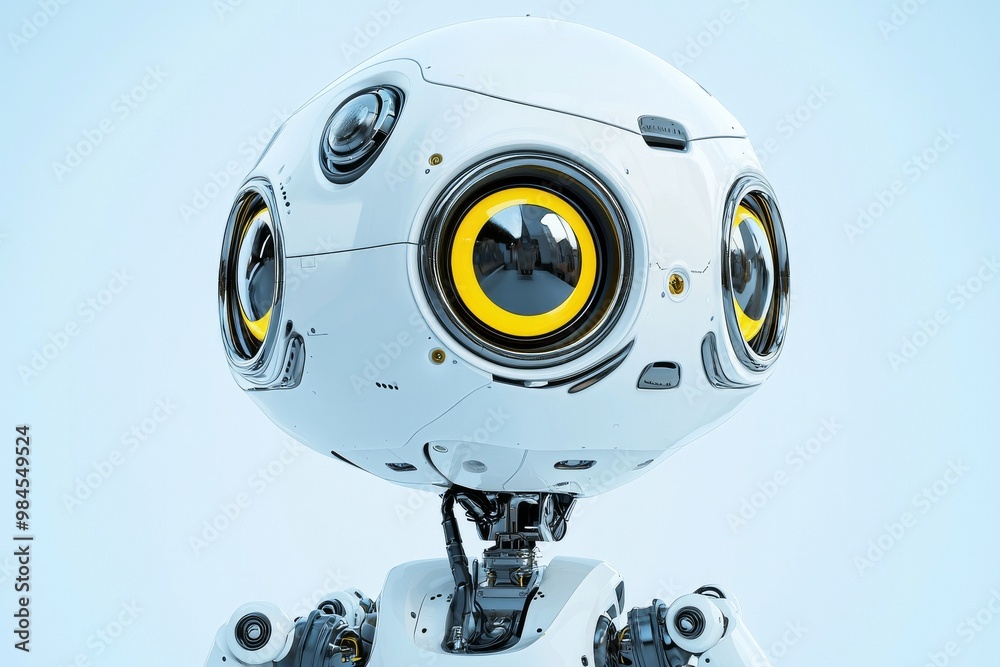 Design a sleek and modern chatbot interface in CG 3D with metallic accents Design a sleek and modern chatbot interface in CG 3D with metallic accents