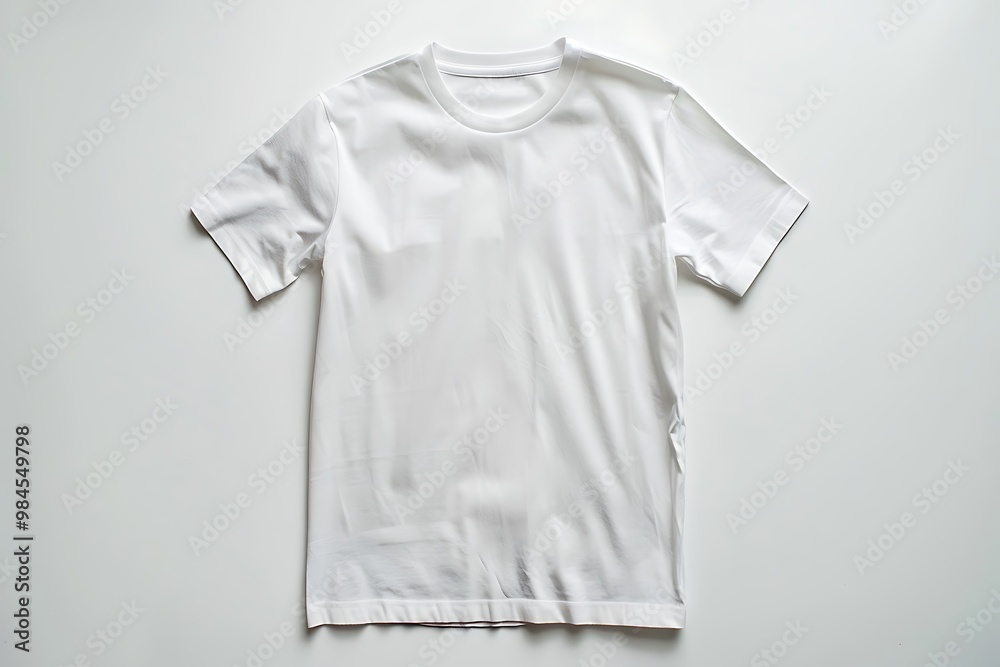 White tshirt on a white background White tshirt on a white background