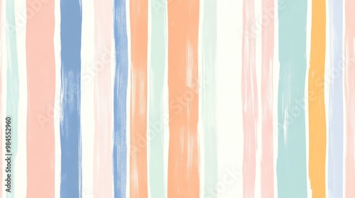 seamless texture of stripes in pastel hues