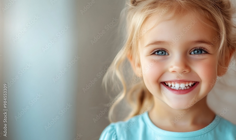 little girl at a Children's dentistry for healthy teeth and beautiful smile little girl at a Children's dentistry for healthy teeth and beautiful smile