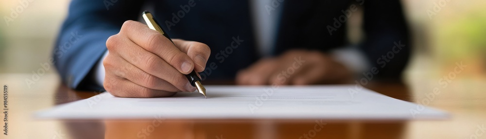 A professional hand writing on a blank sheet, showcasing creativity and attention to detail in a clean workspace. A professional hand writing on a blank sheet, showcasing creativity and attention to detail in a clean workspace.
