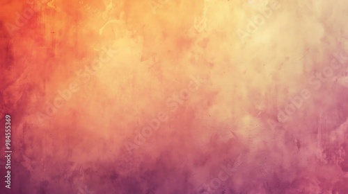 Soft, textured gradient background with a subtle grain effect, transitioning from pale pink to warm orange hues