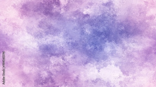 Seamless pale lilac ombre texture pattern featuring a mottled vintage design with a retro blue wash effect