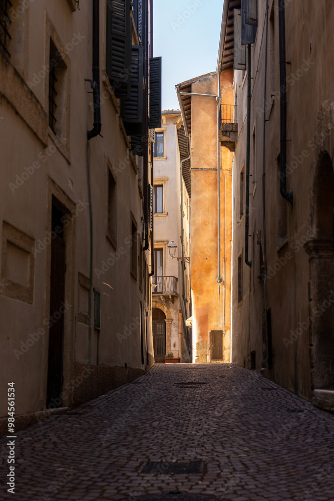 City streets of Verona, Italy City streets of Verona, Italy