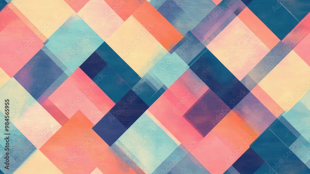 Colorful geometric pattern texture with a seamless background Colorful geometric pattern texture with a seamless background