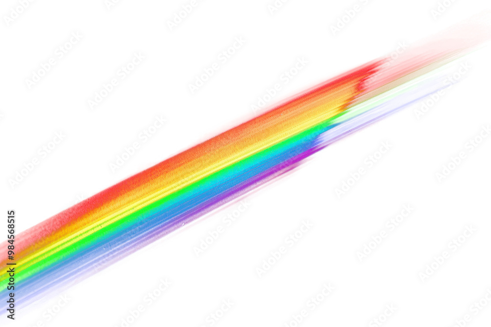 Obraz premium PNG Vivid rainbow light spectrum background